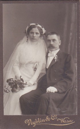 Hedvig Kjellberg, f. Heikkilä 1882, Johan Erik Kjellberg, f. 1875
